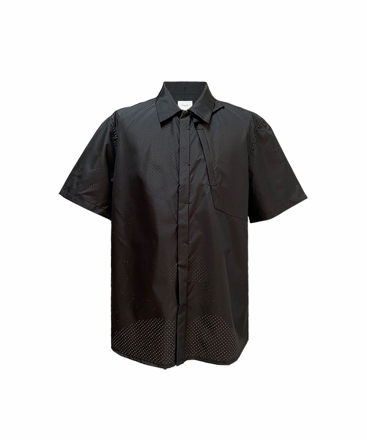 이레귤러(IRREGULAR) 1.5 PUNCHED CELL S/S SHIRTS (BLACK)