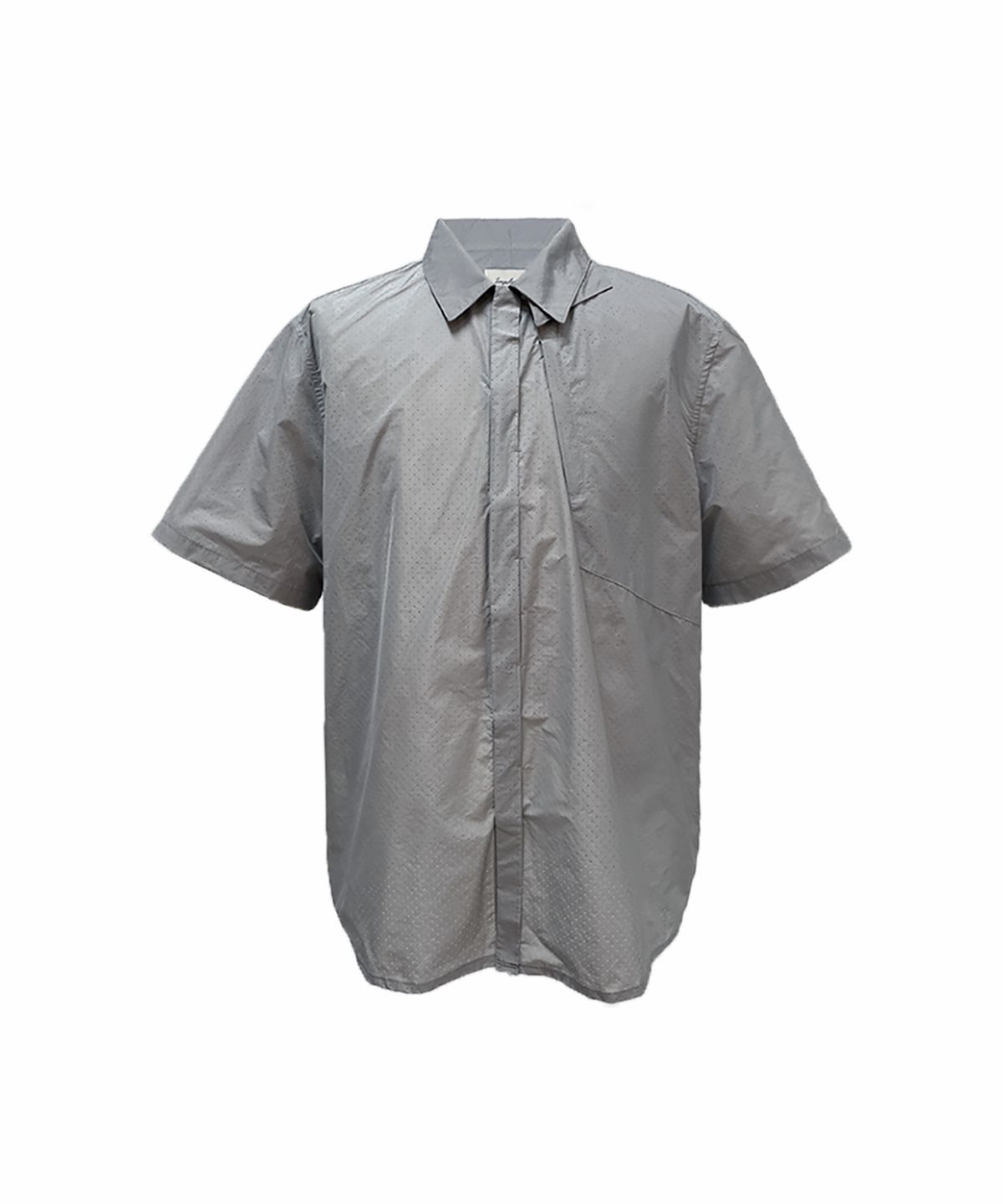 이레귤러(IRREGULAR) 1.5 PUNCHED CELL S/S SHIRTS (SILVER GREY)