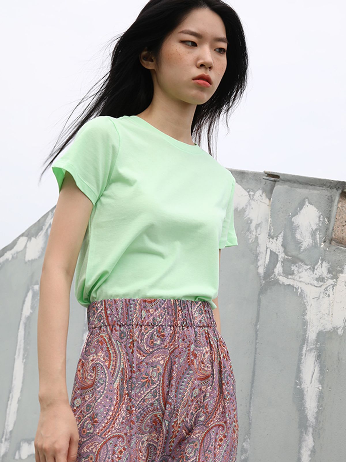 쏘리, 투 머치 러브(SORRY, TOO MUCH LOVE) So Luv Crop Tee_Green