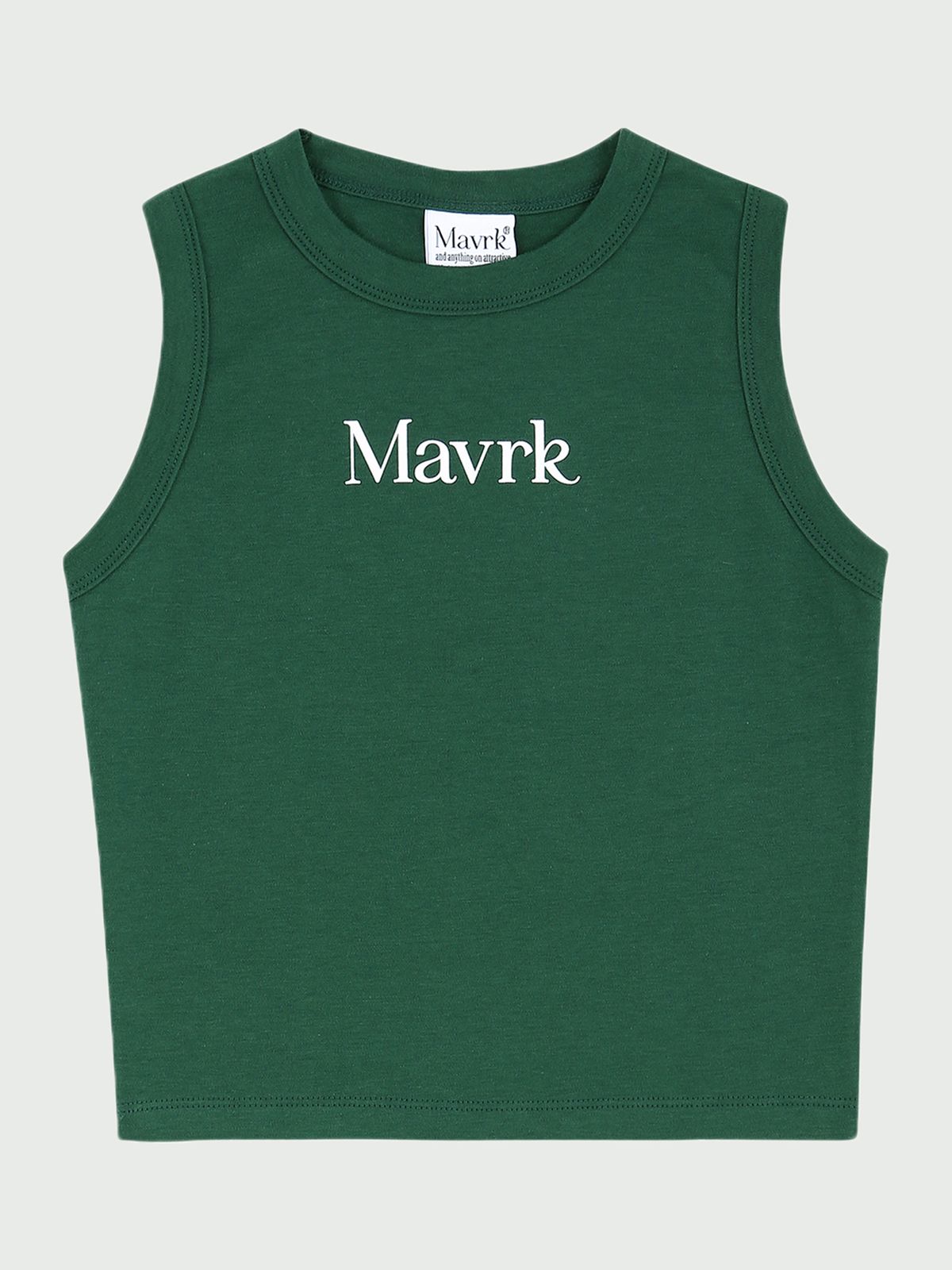 매버릭(MAVRK) 데일리 크롭 슬리브리스 [그린]