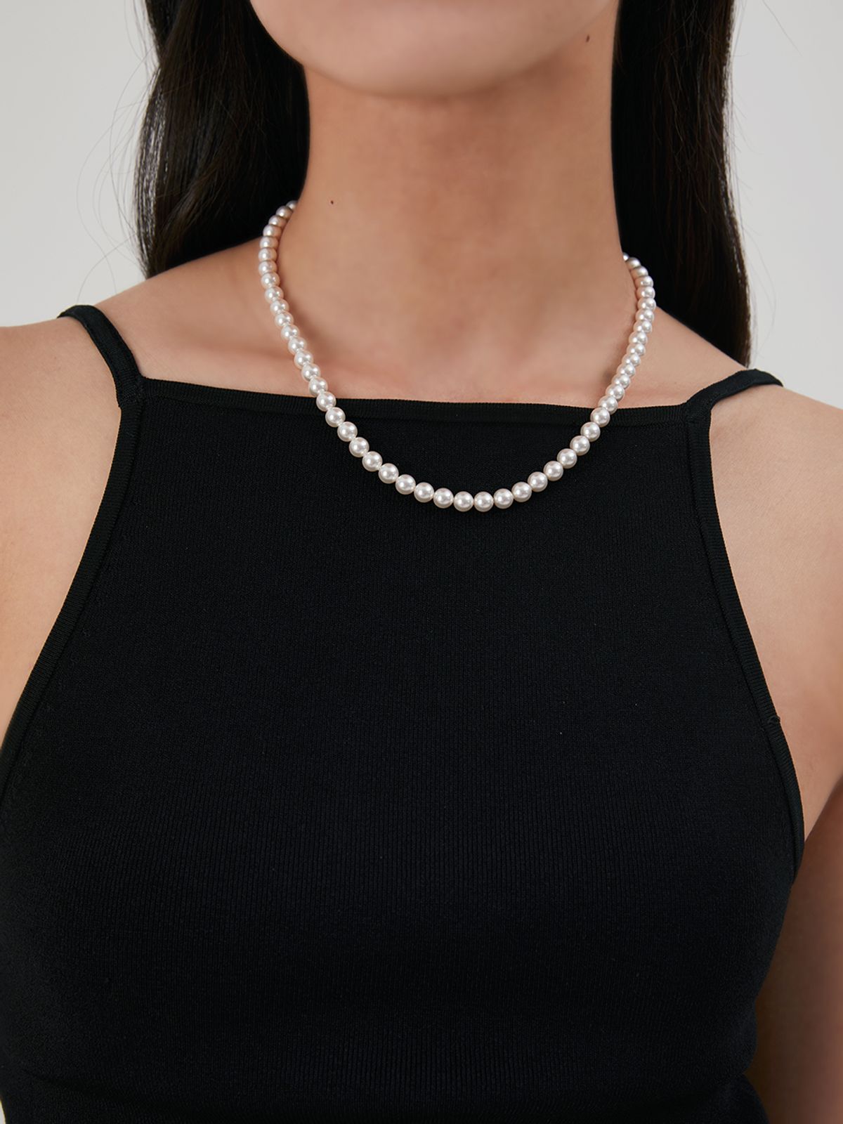티에드(TIEDE) Essential Swarovski Pearl Necklace 진주목걸이
