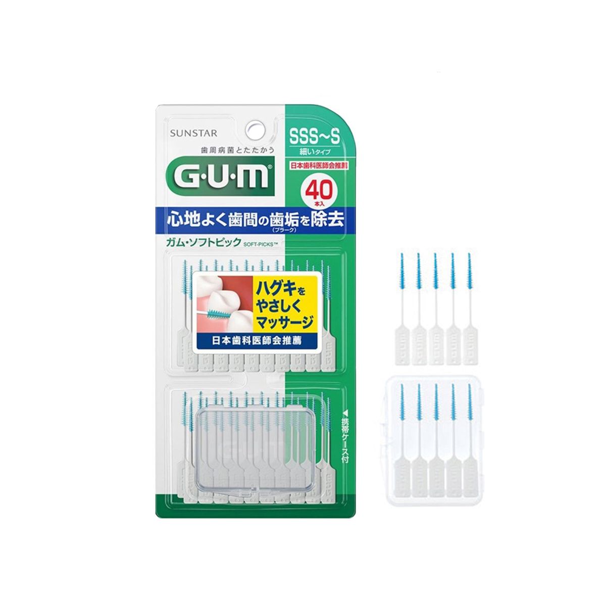 검(GUM) 소프트픽 S (40P) 3개입