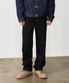 DEN0655 crease chino pants (black)