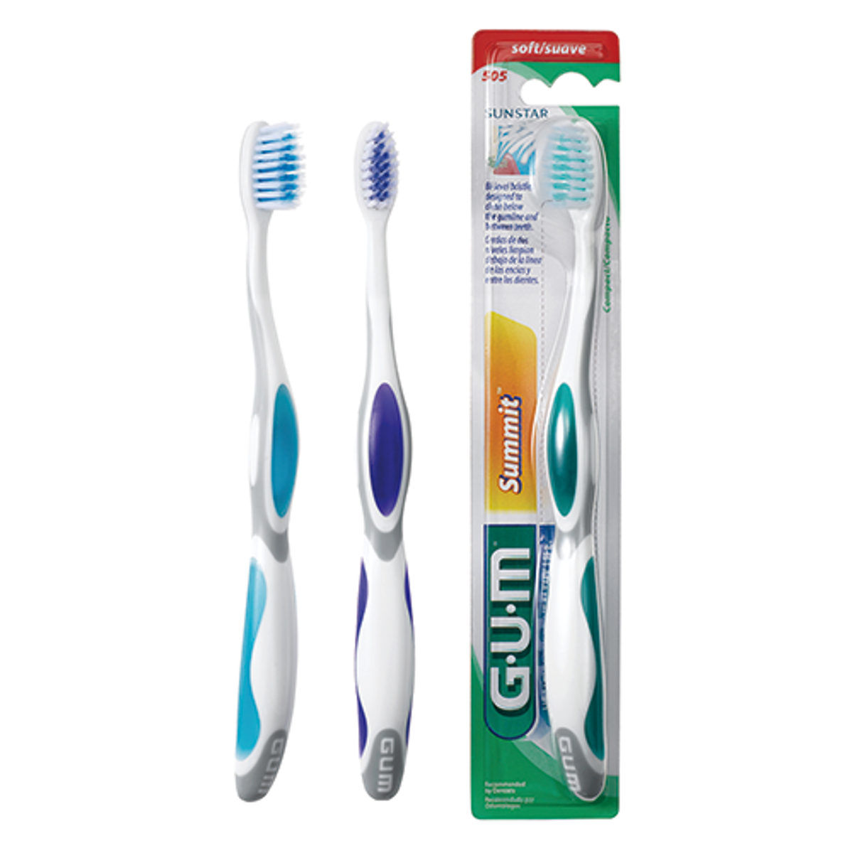 검(GUM) 서미트 초극세모 칫솔 4개입