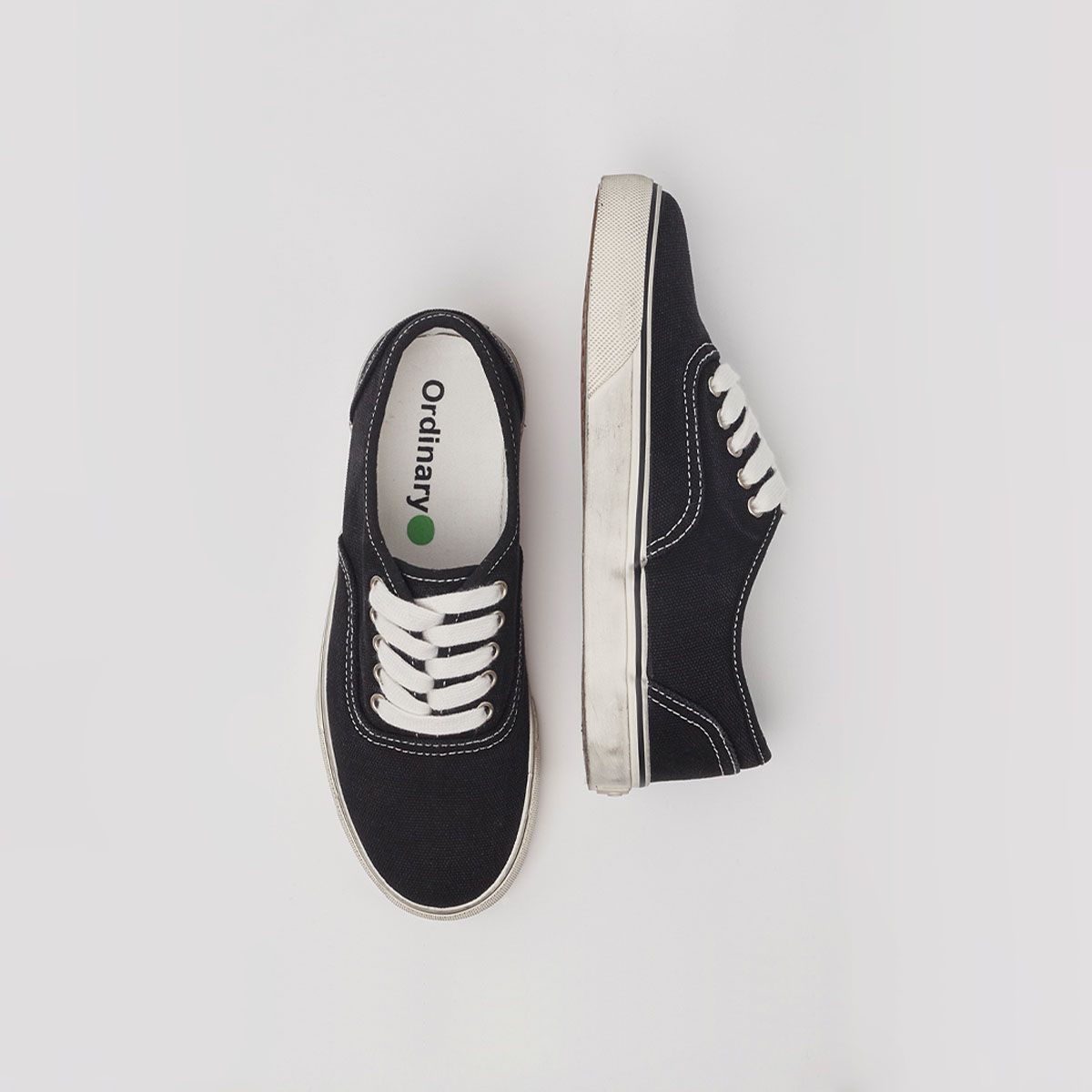 오디너리원(ORDINARYONE) ORIGINAL GROUND SNEAKERS 001 BLACK
