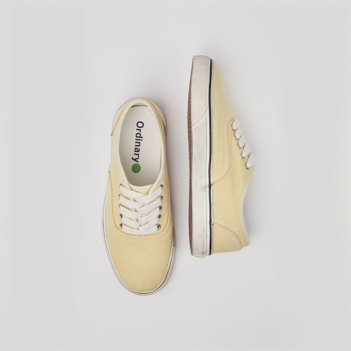 오디너리원(ORDINARYONE) ORIGINAL GROUND SNEAKERS 001 YELLOW