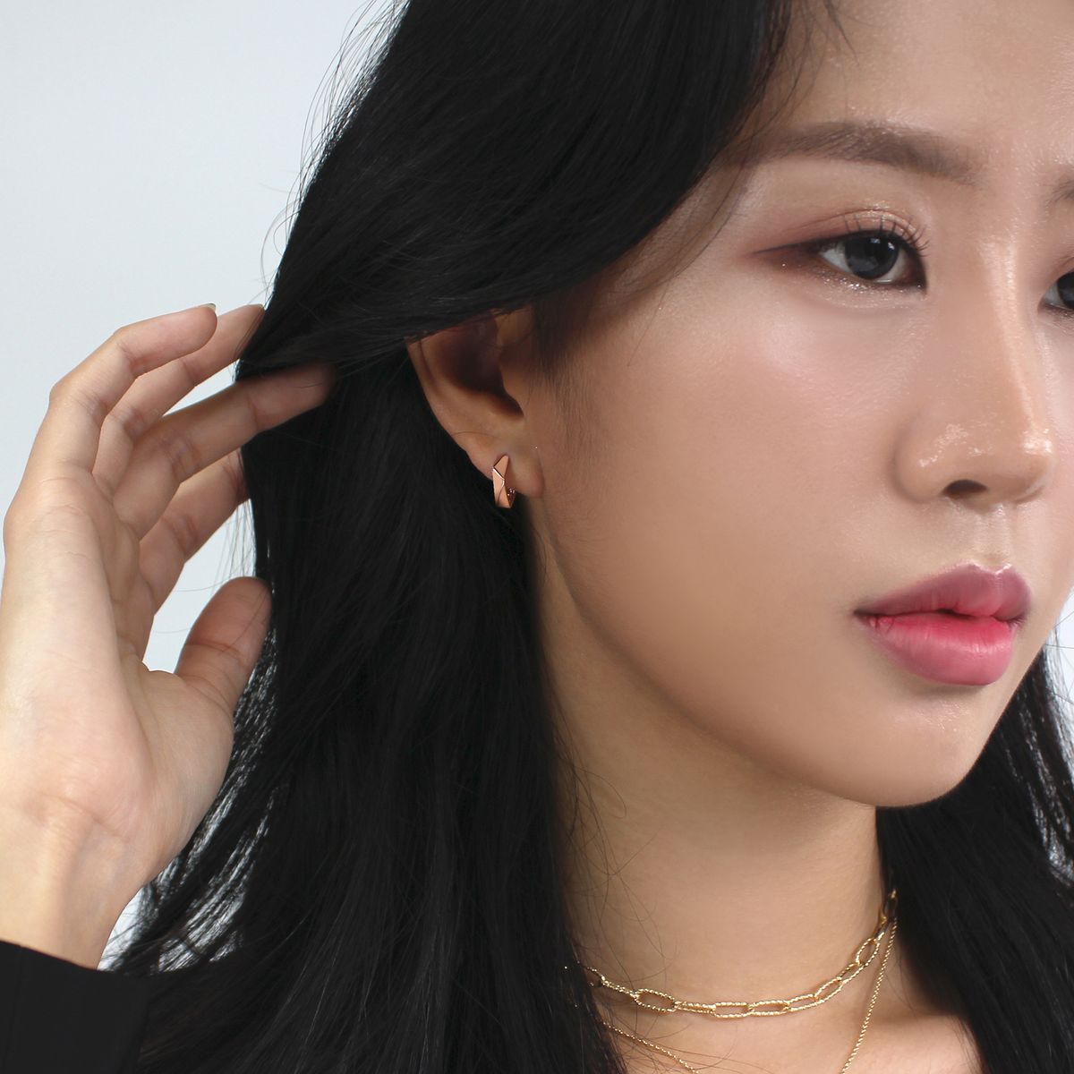 커스티지(CUSTAGE) 오르케 폴리건 귀걸이