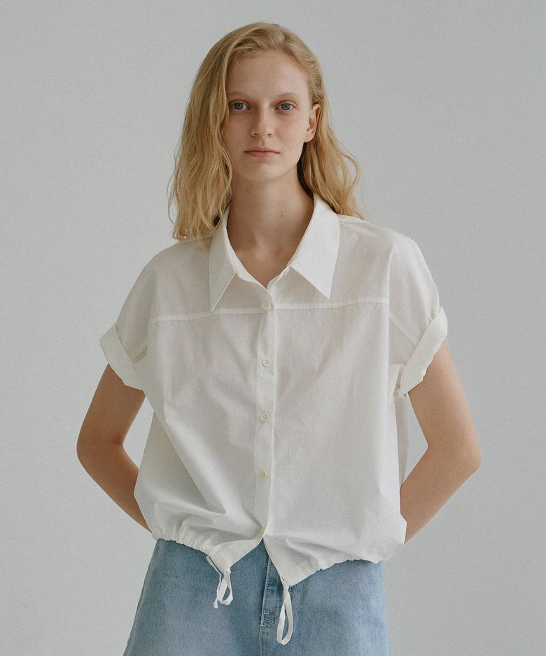 String cotton blouse