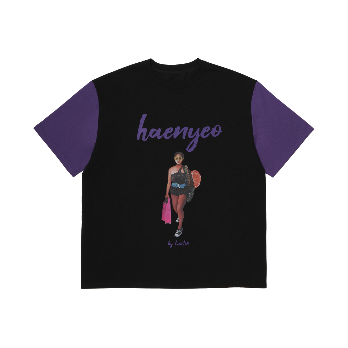 르아위(LEAWI) JAEYI-H TSHIRT purple