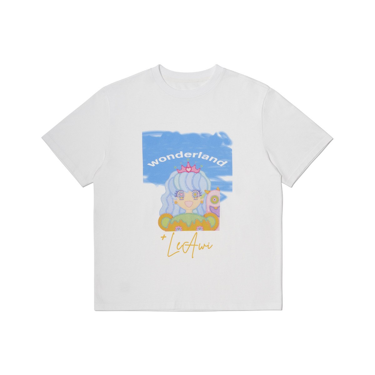 르아위(LEAWI) SARA-P TSHIRT white