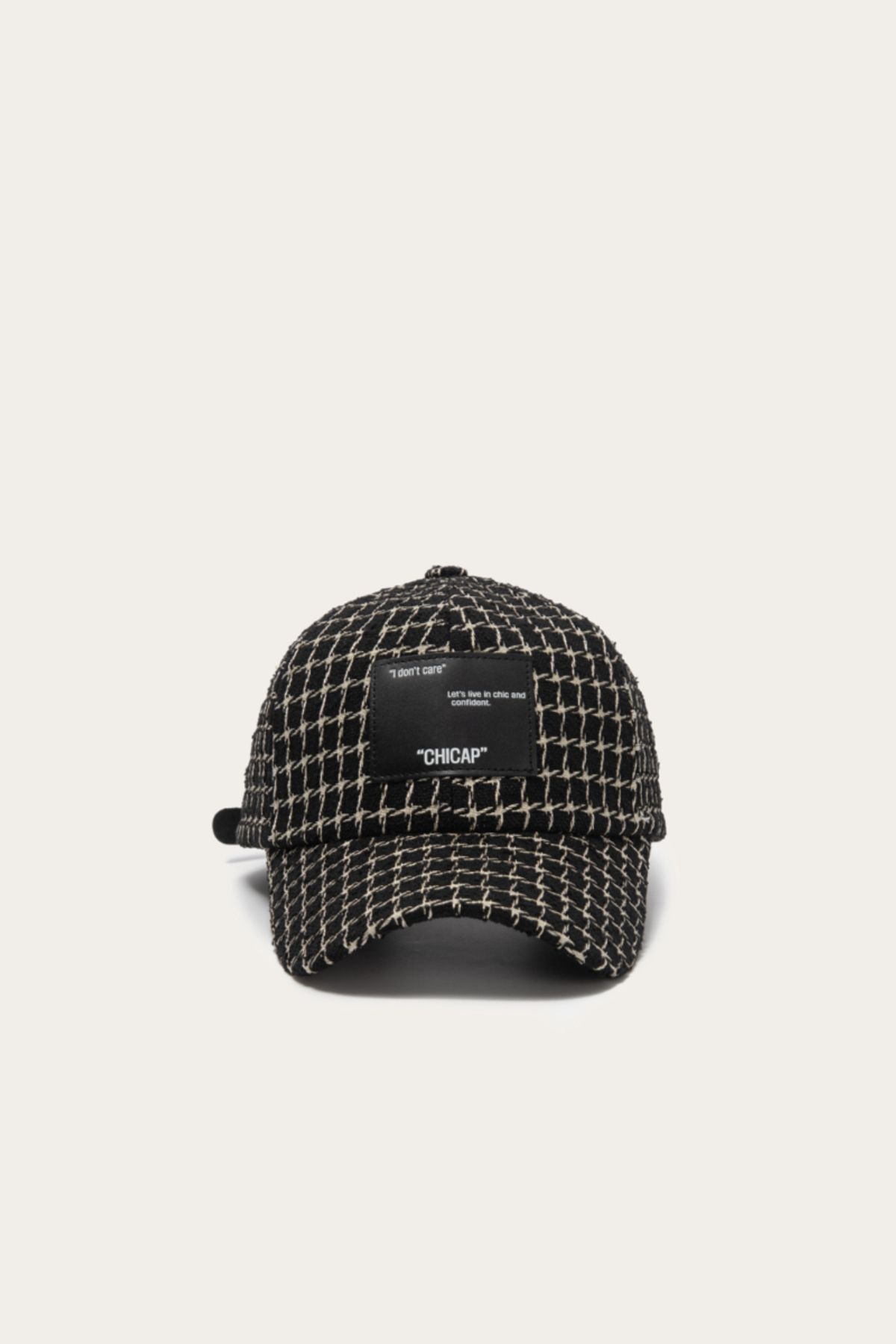 시캡(CHICAP) 디자인 트위드 캡 모자