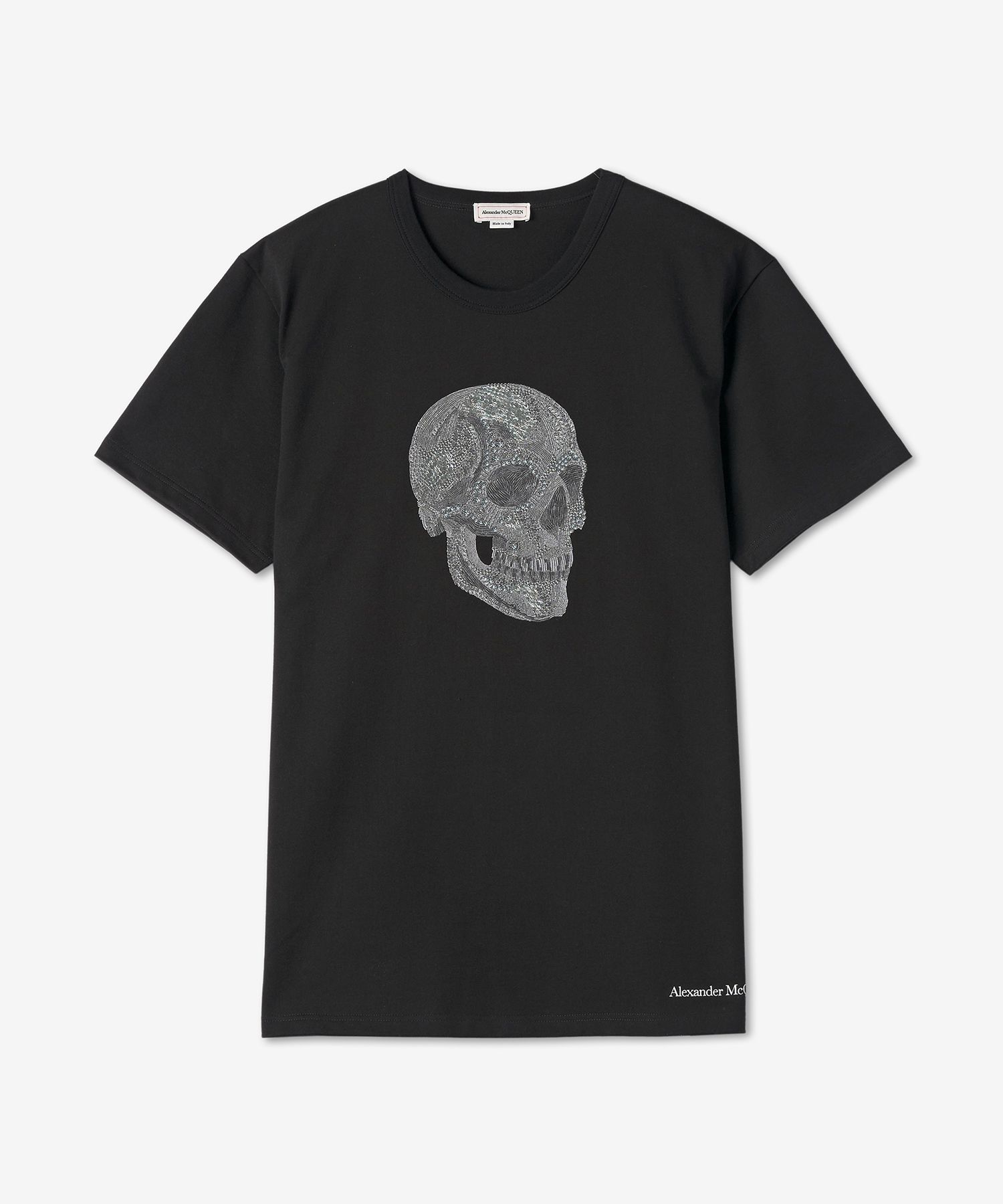 MUSINSA ALEXANDER McQUEEN Skull Print Short-sleeved T-shirt