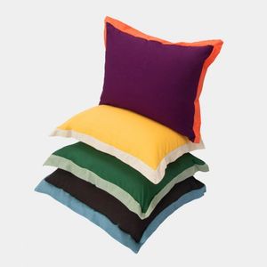 린넨코튼 워싱 날개 베개커버