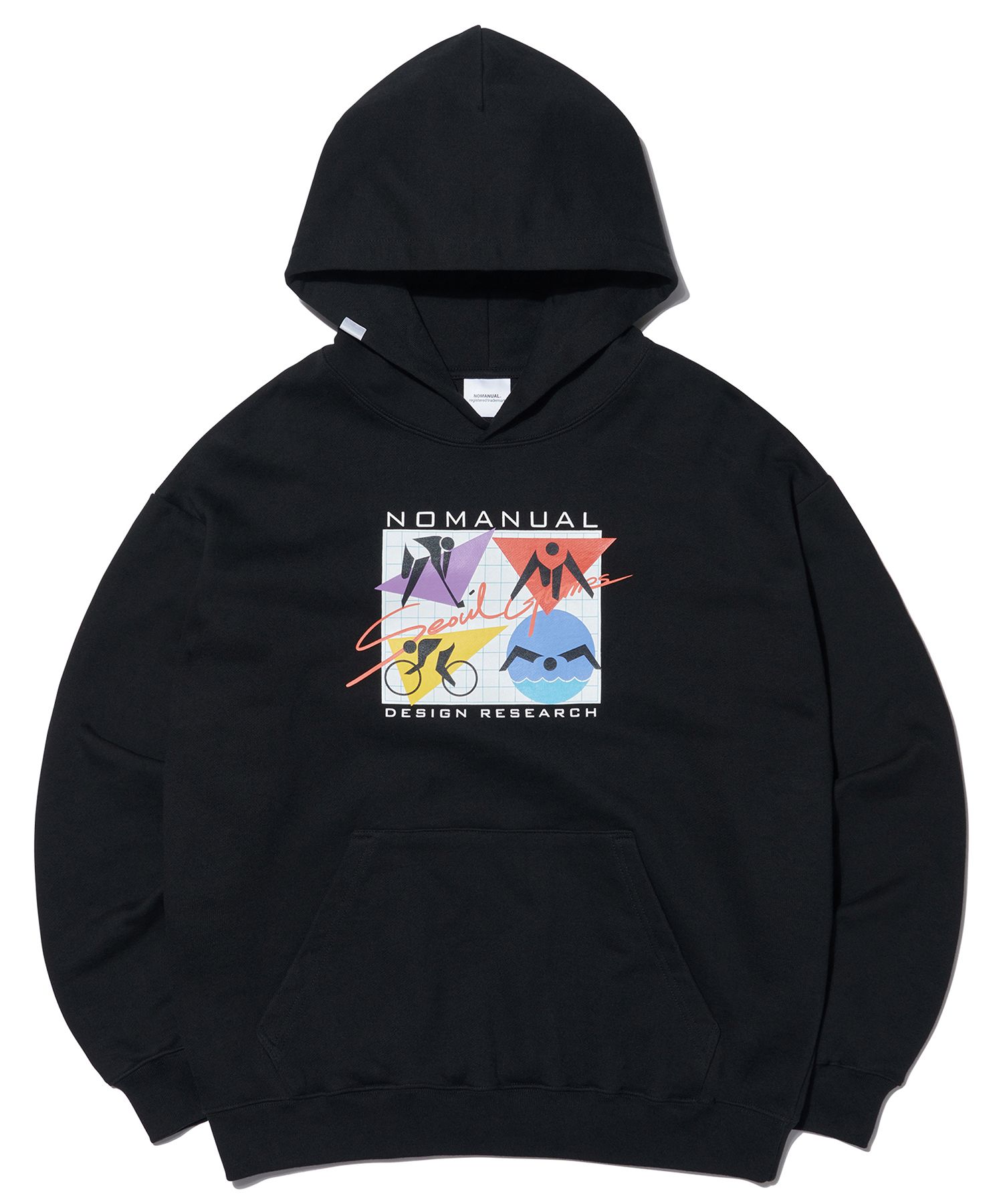 パーカー・フーディ NOMANUAL SEOUL GAMES HOODIE BLACK NM23HD02M1BK MUSINSA | NOMANUAL SEOUL GAMES HOODIE - BLACK