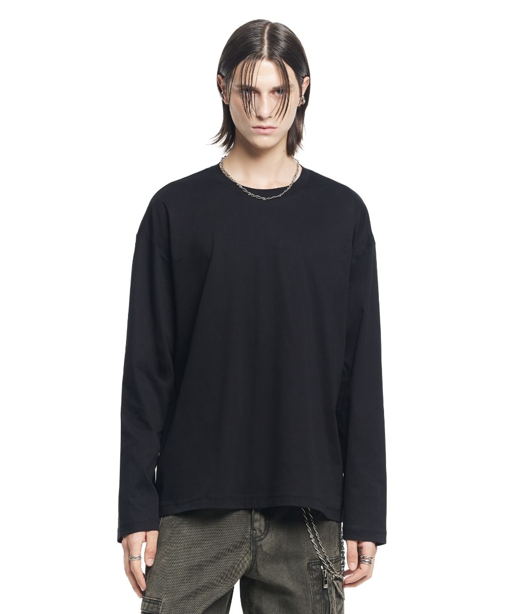【MAISON MINED】22FW★ BLESS LIQUID LONG SLEEVE MUSINSA | MAISON MINED BLESS LIQUID LONG SLEEVE BLACK