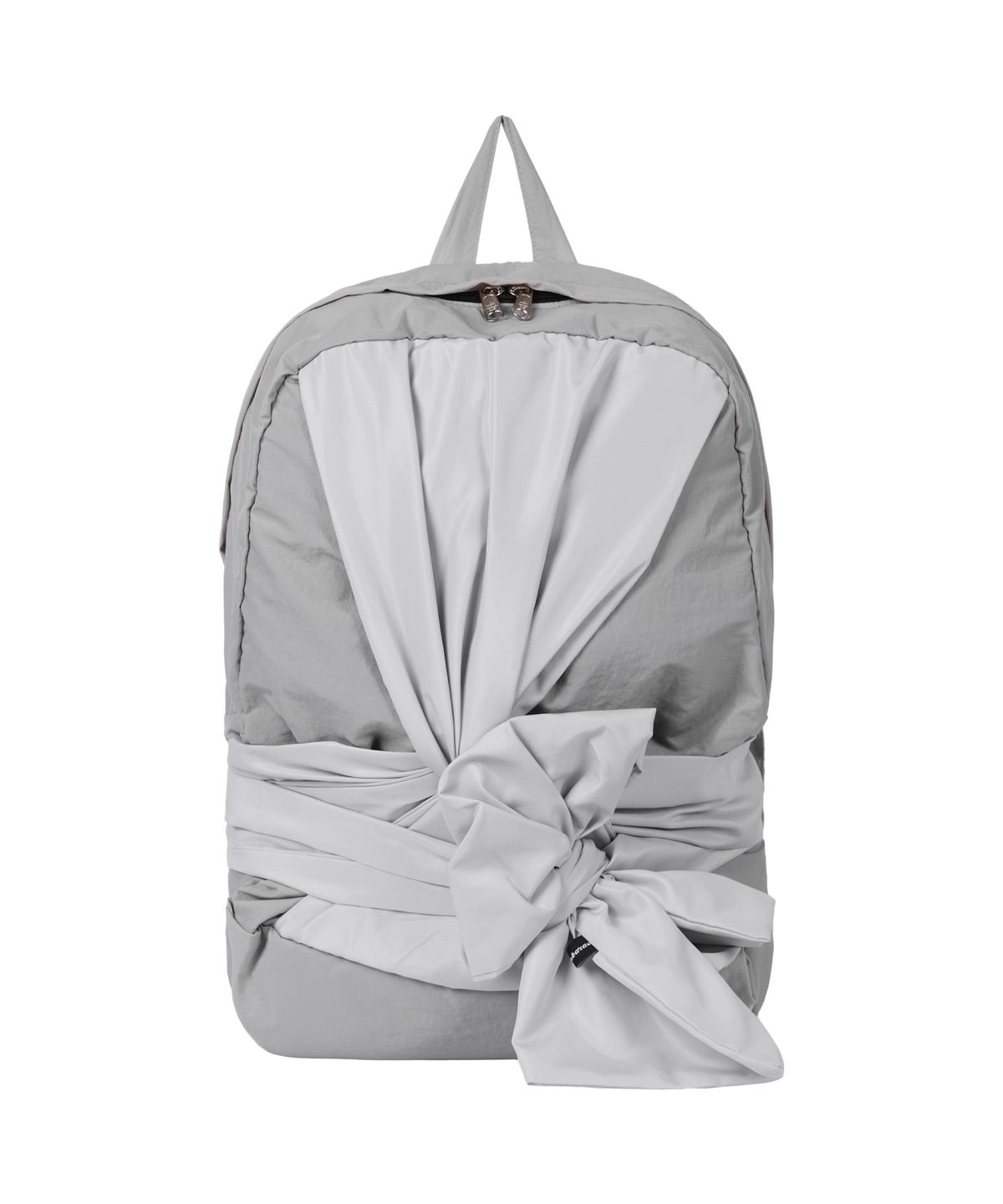 이우가마카라스(IUGAMAKARAS) Knotted Backpack Type A (Nylon-Silver)