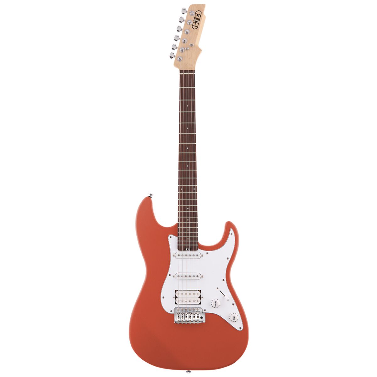 헥스기타(HEXGUITARS) 일렉 기타 E100 S/FR 피에스타 레드 스트라토캐스터