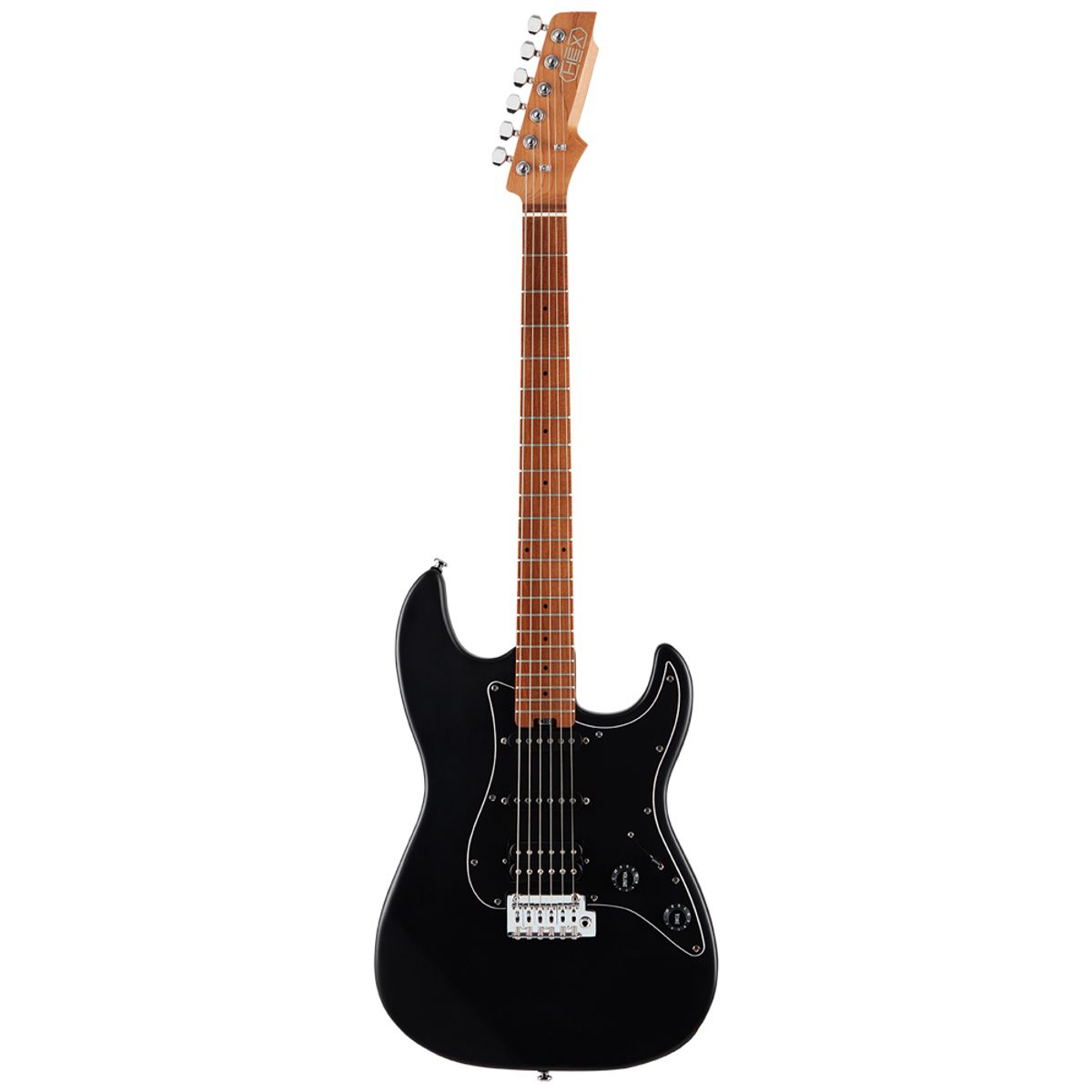 헥스기타(HEXGUITARS) 일렉 기타 E300 S/BK 블랙 스트라토캐스터