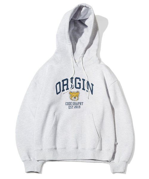 【公式】アクセサリーの激安通販 Codegraphy | MUSINSA CGP Gray Hoodie_Melange Logo Tiger Origin トップス