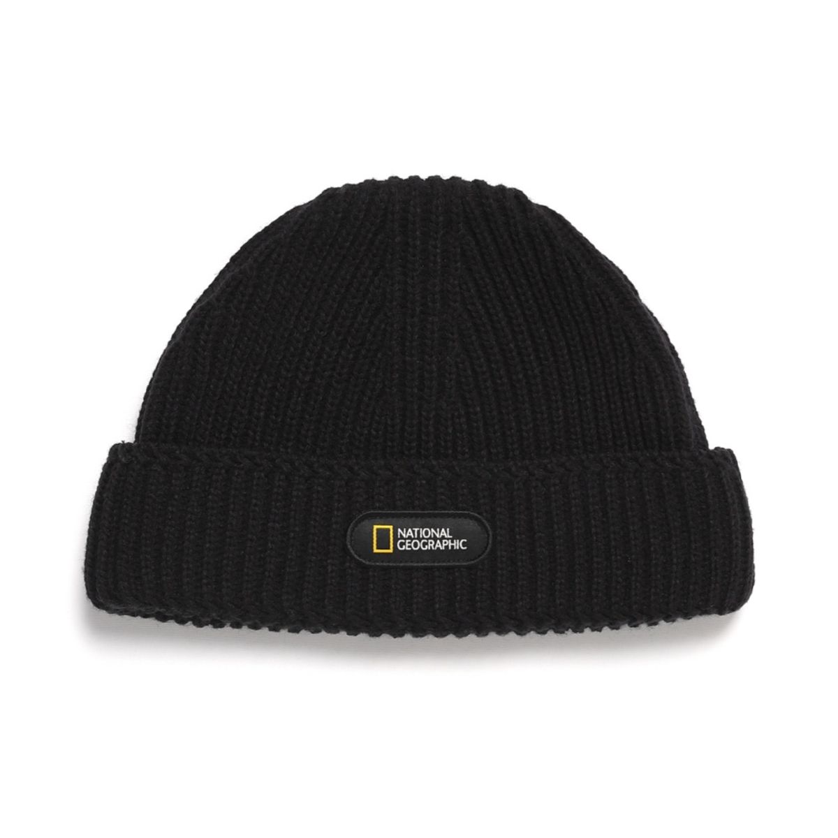 내셔널지오그래픽(NATIONALGEOGRAPHIC) N224AHA530 숏 니트 비니 BLACK