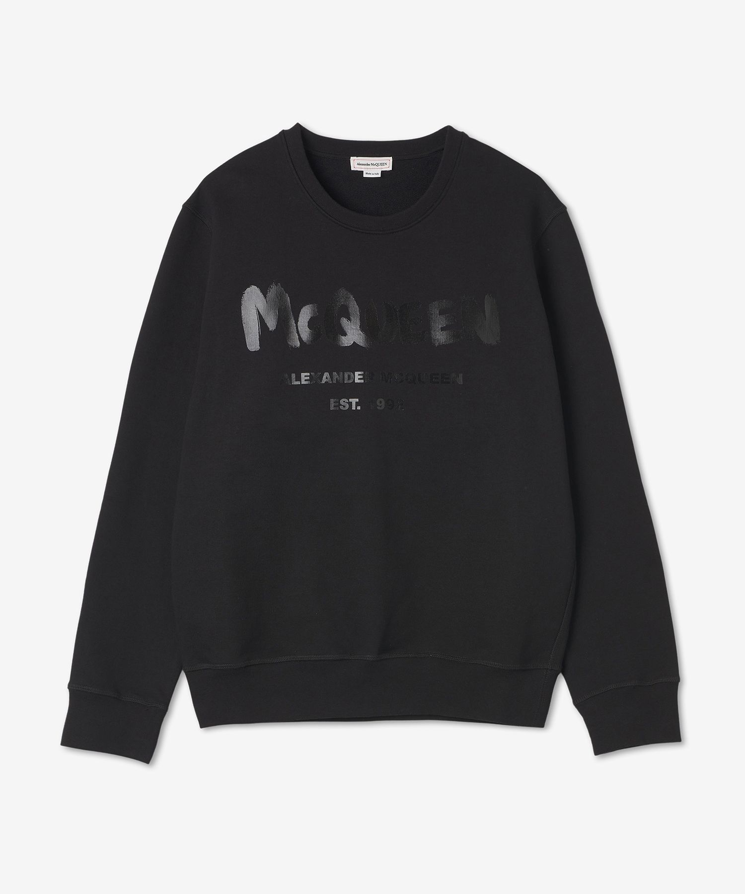 MUSINSA | ALEXANDER McQUEEN Graffiti Sweatshirt - Black