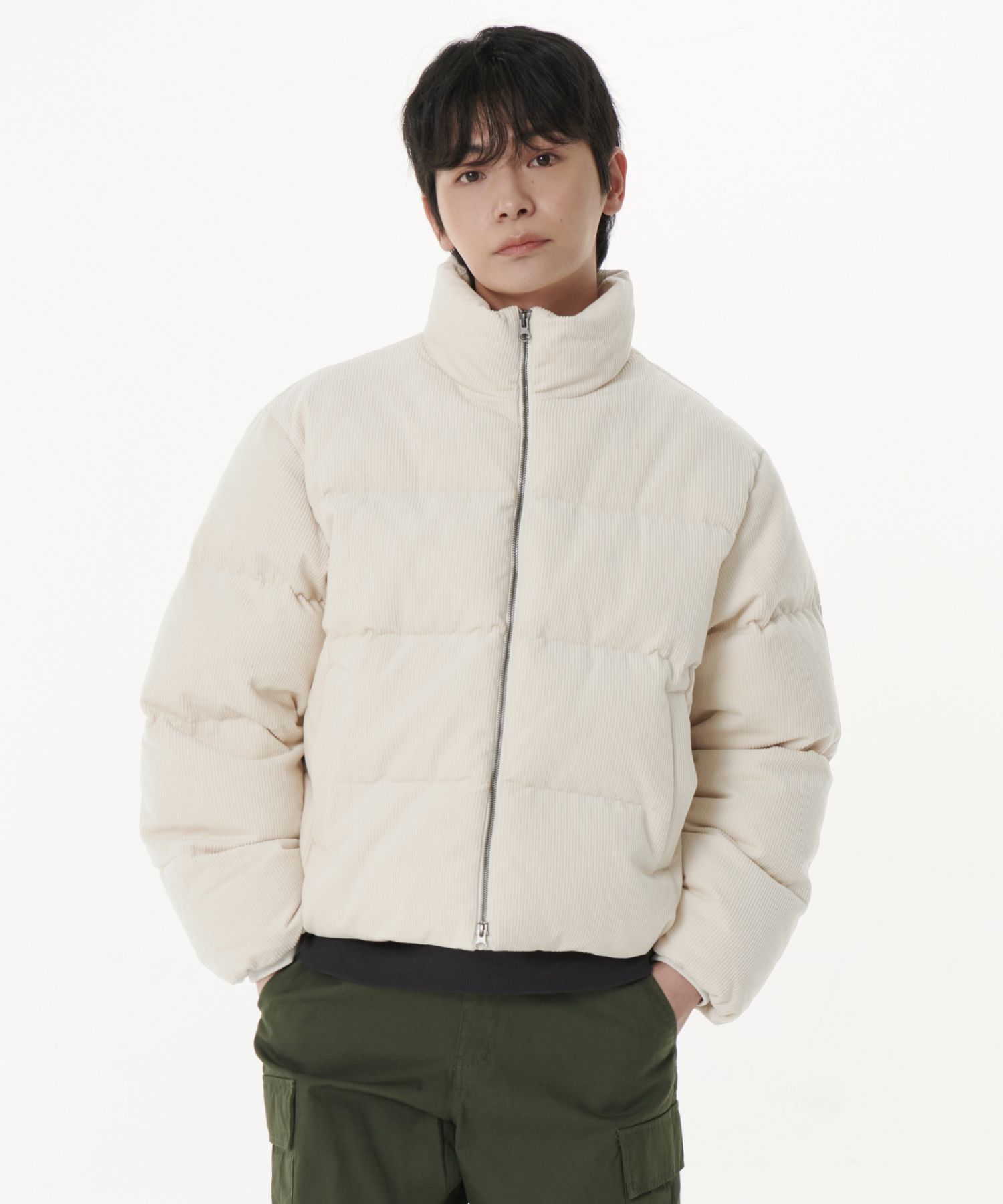 MUSINSA公式 | MUSINSA STANDARD コーデュロイダウンプファーショート 