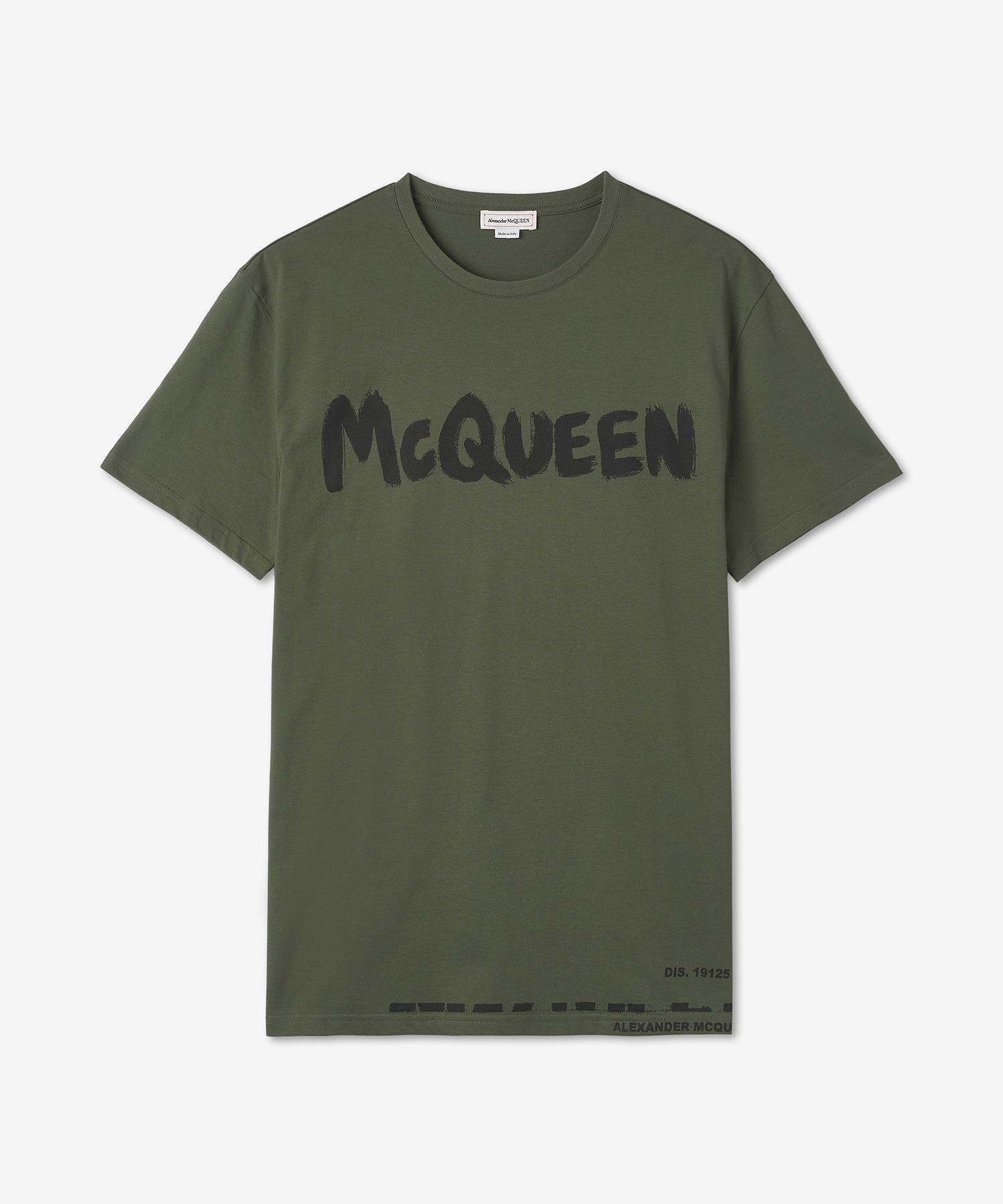 MUSINSA | ALEXANDER McQUEEN Graffiti Logo Print Short Sleeve
