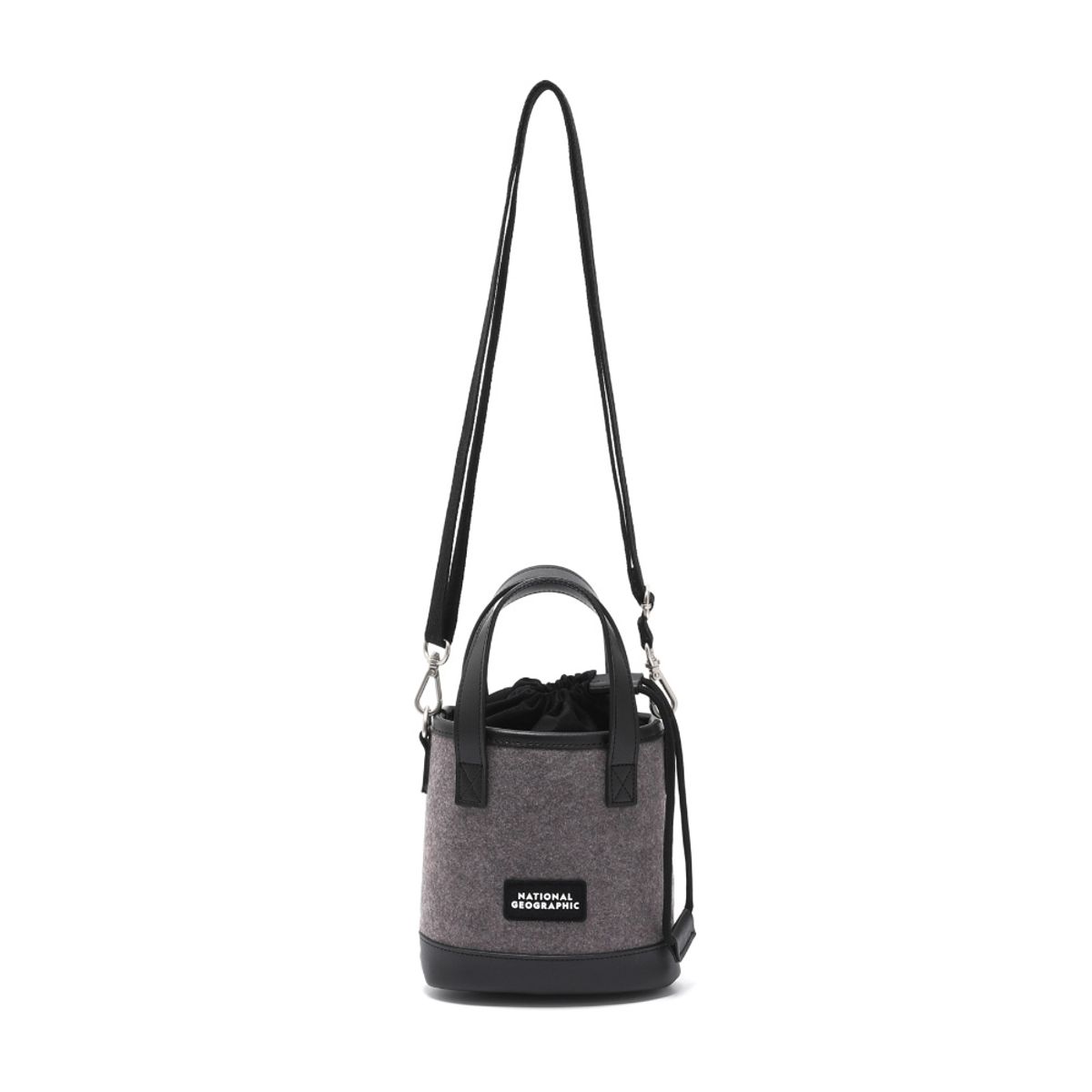 내셔널지오그래픽(NATIONALGEOGRAPHIC) N224ACR610 펠트 실린더 미니크로스백 BLACK