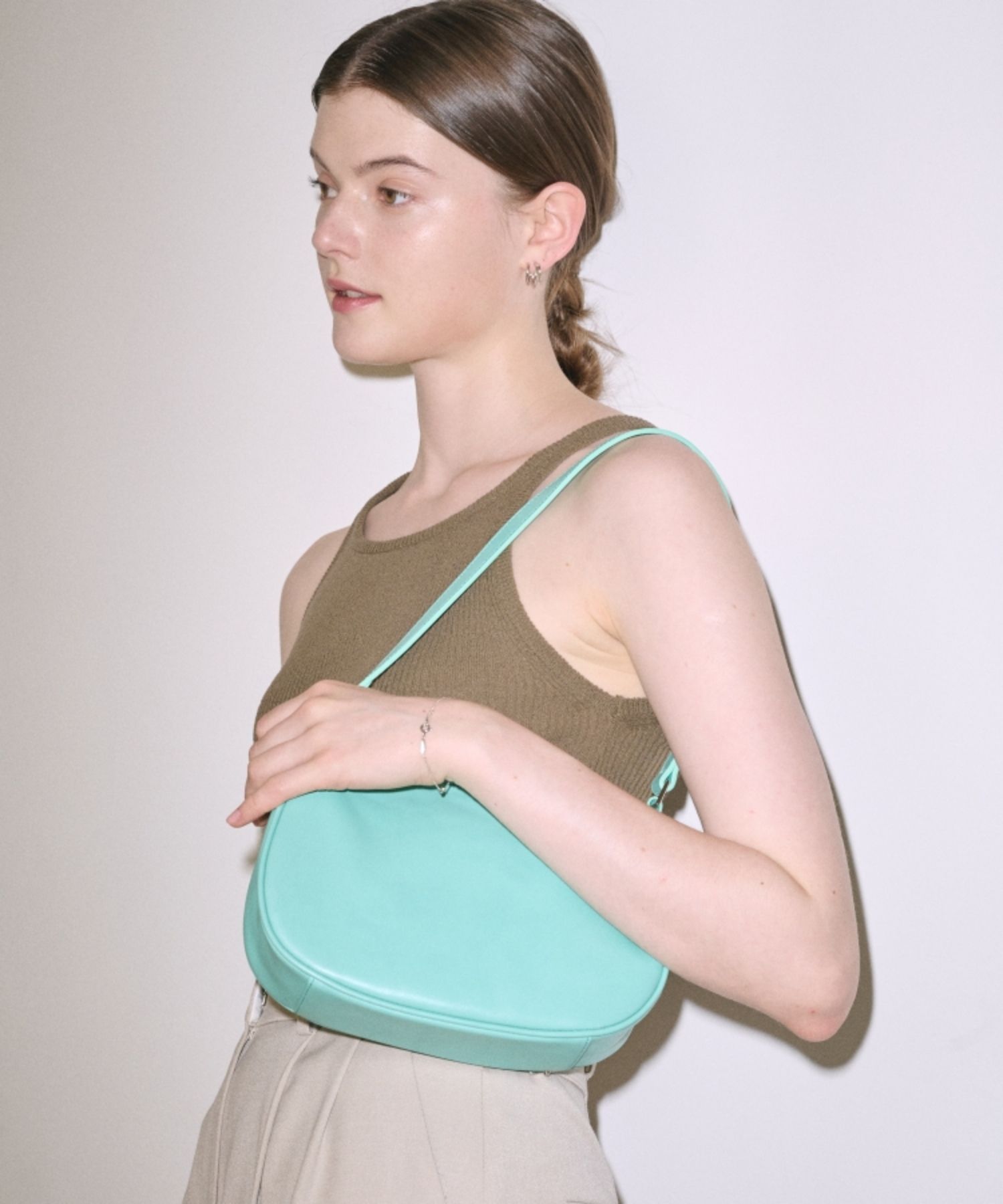 ショルダーバッグ・ポシェット ^LE ABONNE^ Liv Round bagmint AB2237BG029MMT MUSINSA | LE ABONNE Liv Round bag_mint