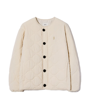 웜업 퀼팅자켓_아이보리