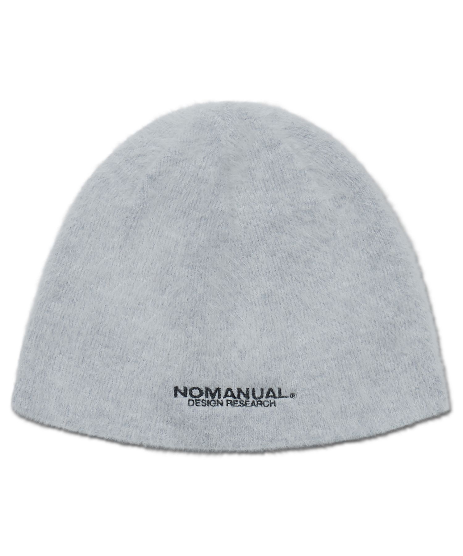 MUSINSA公式 | NOMANUAL NM HAIRY BEANIE - LIGHT GRAY