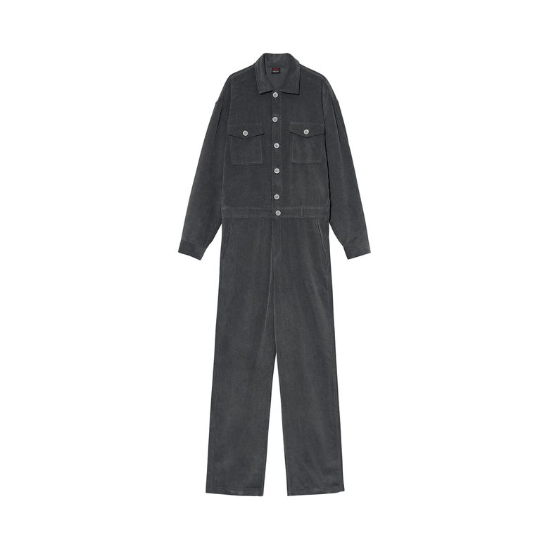CASA CORDUROY JUMPSUIT [CHARCOAL]