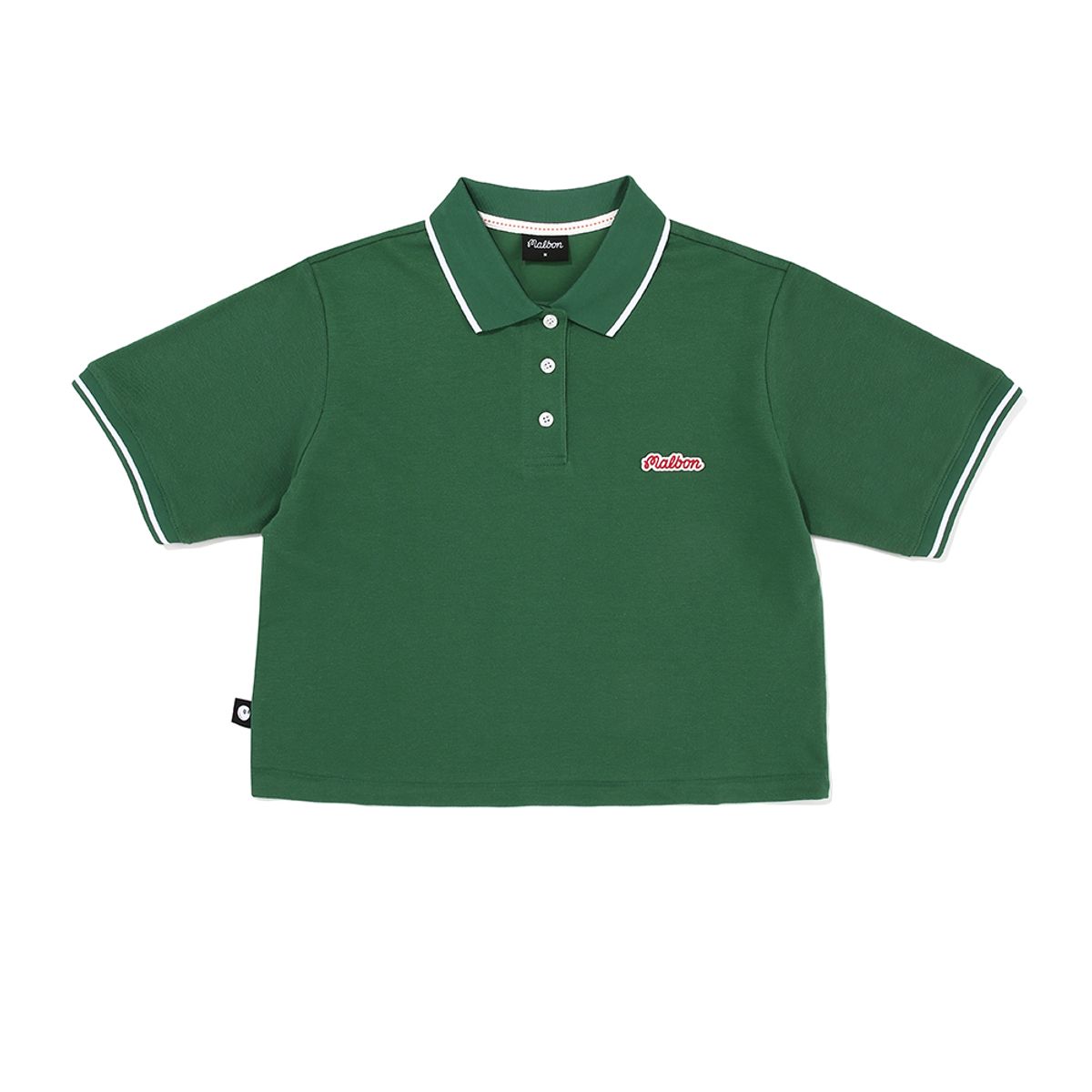 말본 골프(MALBON GOLF) Buckets 크롭 폴로 티셔츠 GREEN (WOMAN)