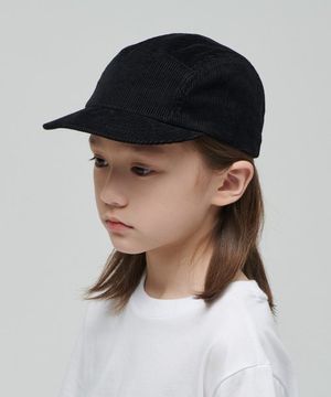 코듀로이 캠프 캡 [블랙]