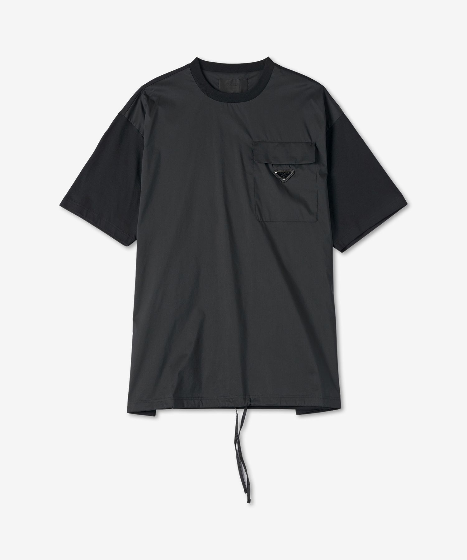 （美品）❤︎ＰＲＡＤＡ❤︎ トップス　【Ｍ】　グレー MUSINSA公式 | PRADA Men's Triangle Logo Drawstring Short