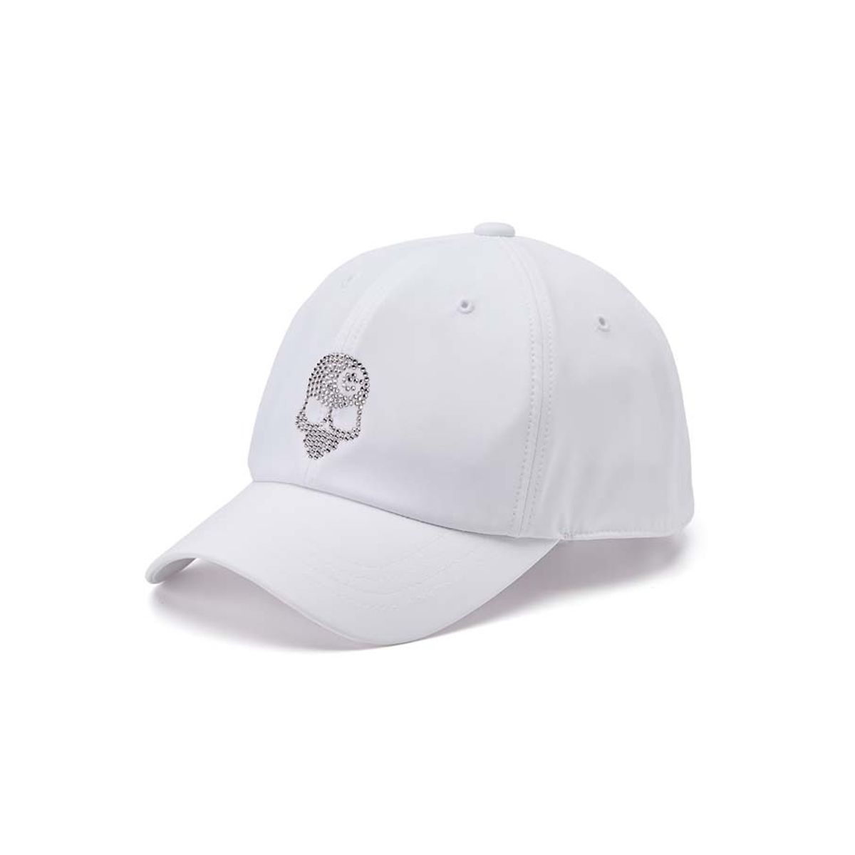 몬스터지(MONSTER G) 우먼 크리스탈 볼캡 화이트 MC22SBW-78