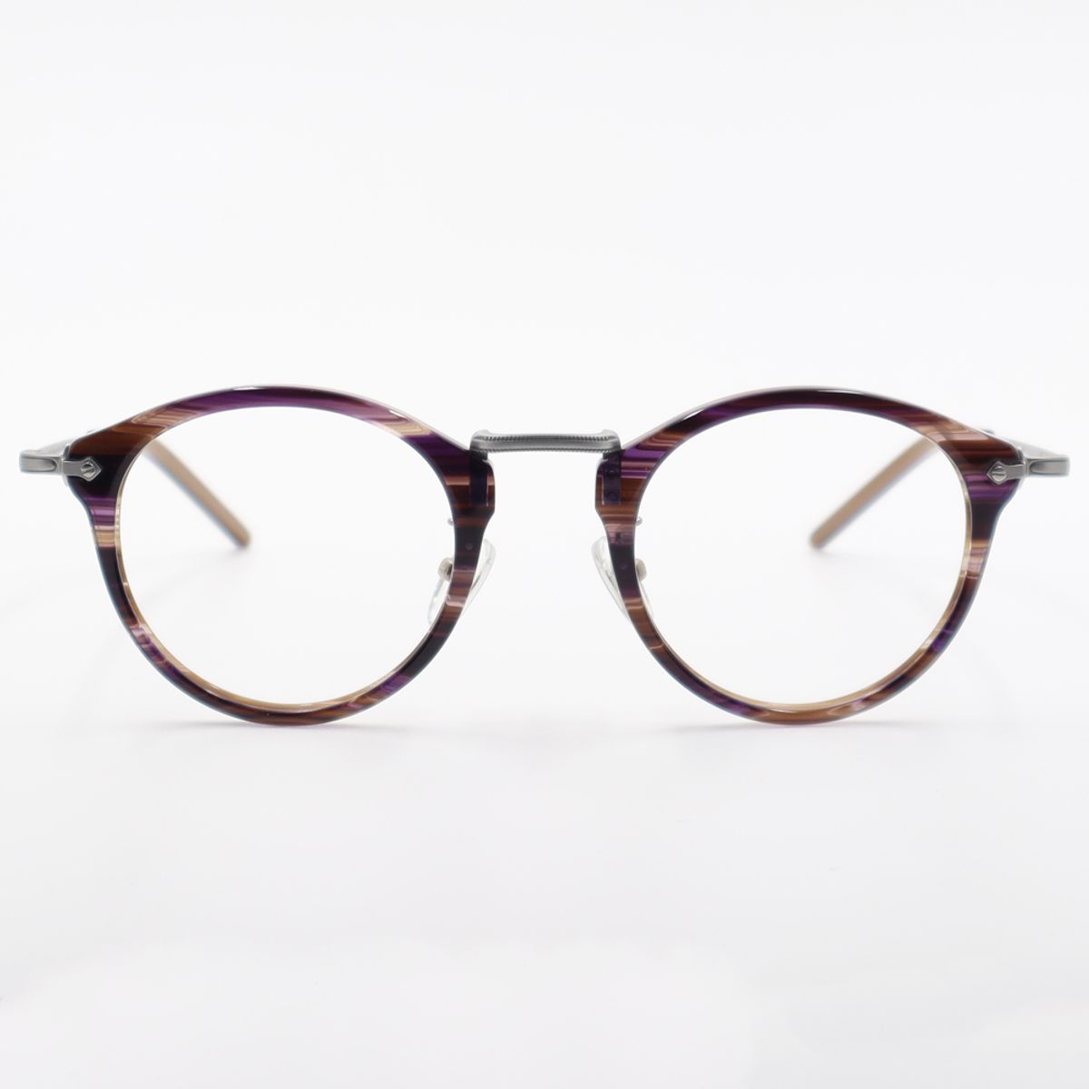 알로아이웨어(ALO EYEWEAR) [ALO:CTZEN] 베네치아 클래식 콤비 안경테 CI9712B 0711G 퍼플베이지/실버