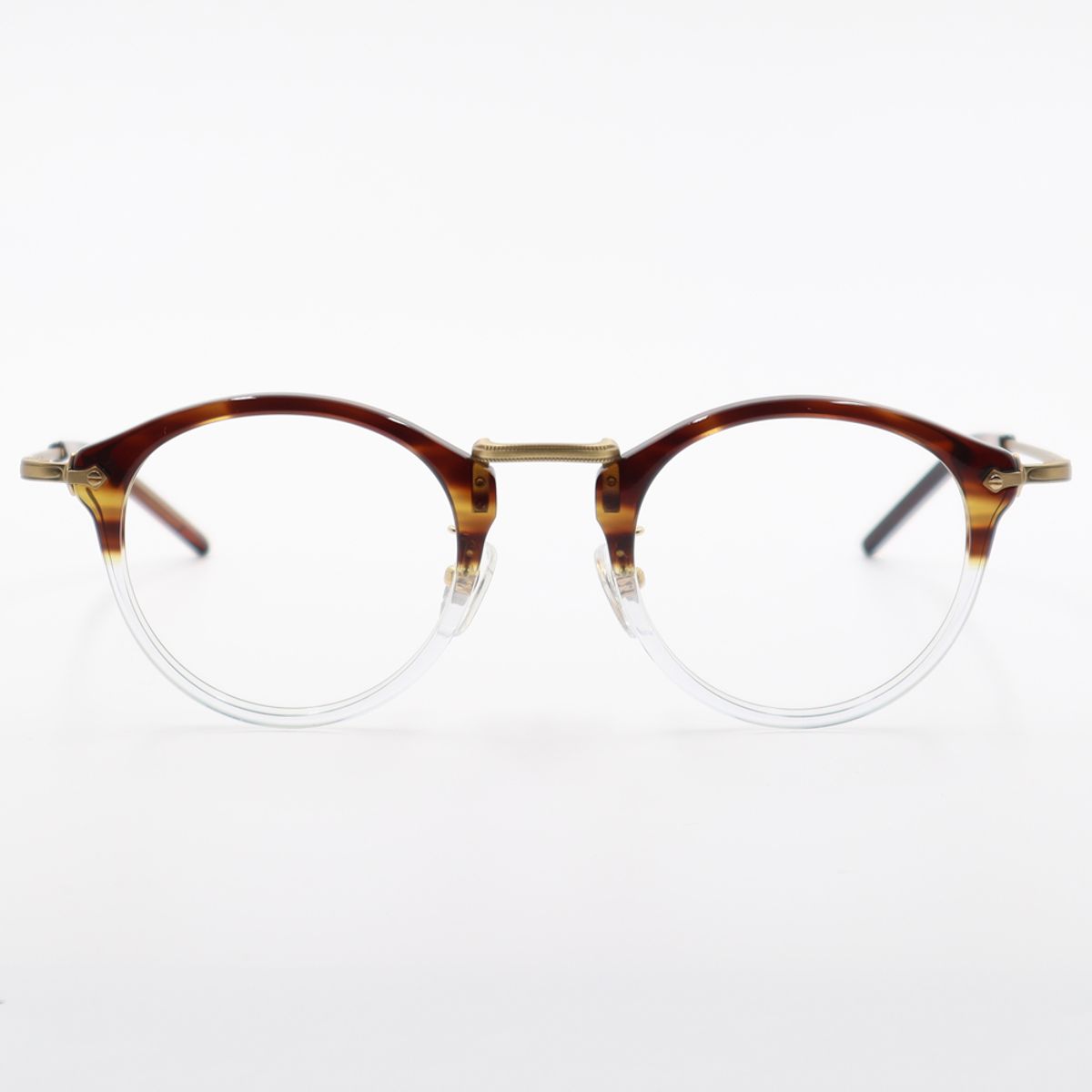 알로아이웨어(ALO EYEWEAR) [ALO:CTZEN] 베네치아 클래식 콤비 안경테 CI9712B 1814G 투톤 브라운 투명/골드
