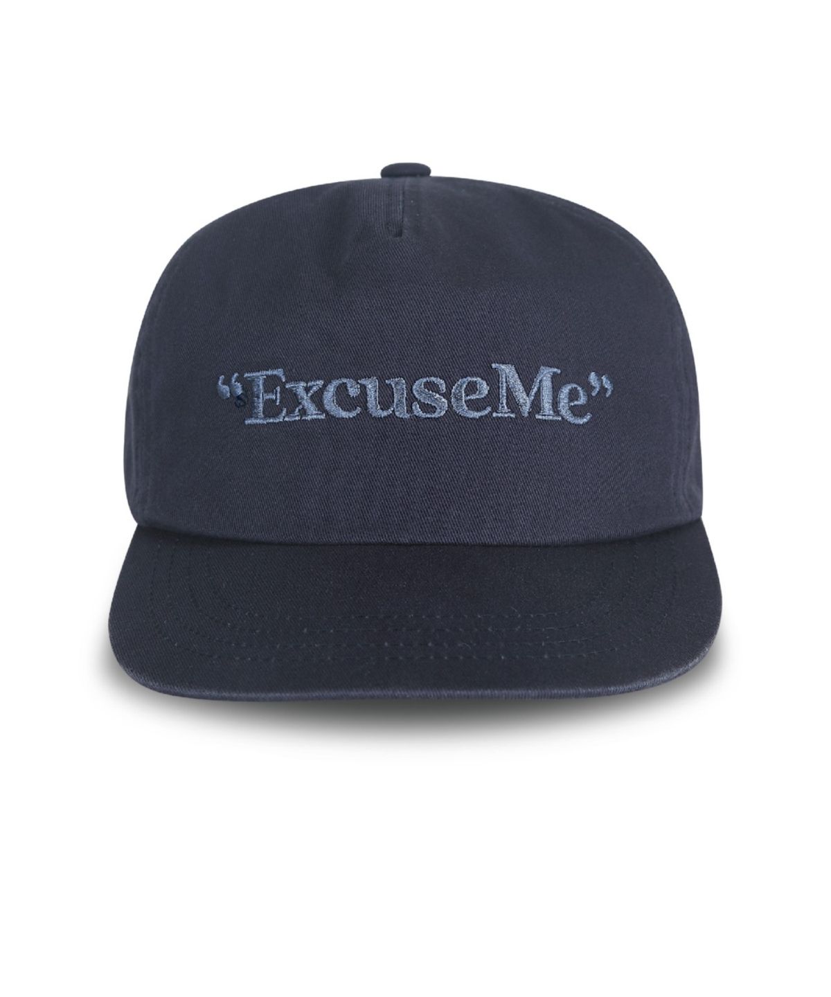 그램 아운스 파운드(GRAM OUNCE POUND) Excuse Me 5-Panel Cap_Washed Navy