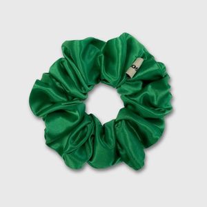 RINNI scrunchie/hairband_satin green