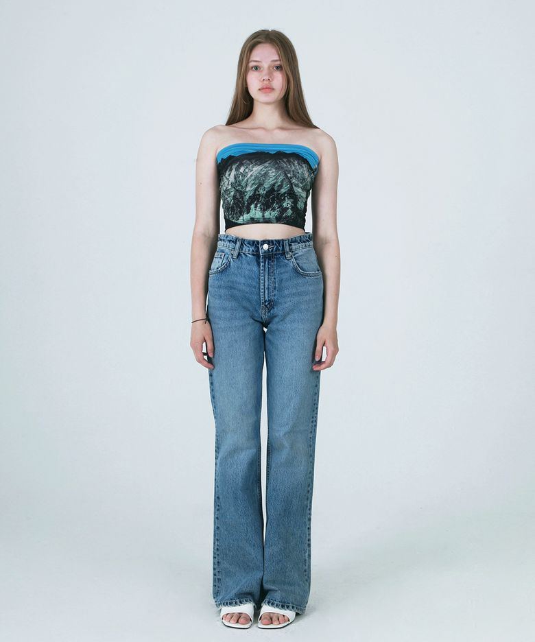 MOUNTAIN TUBETOP [BLUE]