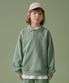 오버사이즈 칼라드 스웨트셔츠 [세이지 그린]