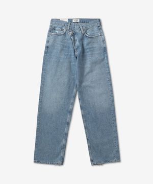 크리스 크로스 데님 팬츠 - 에터 / A097B983ETER