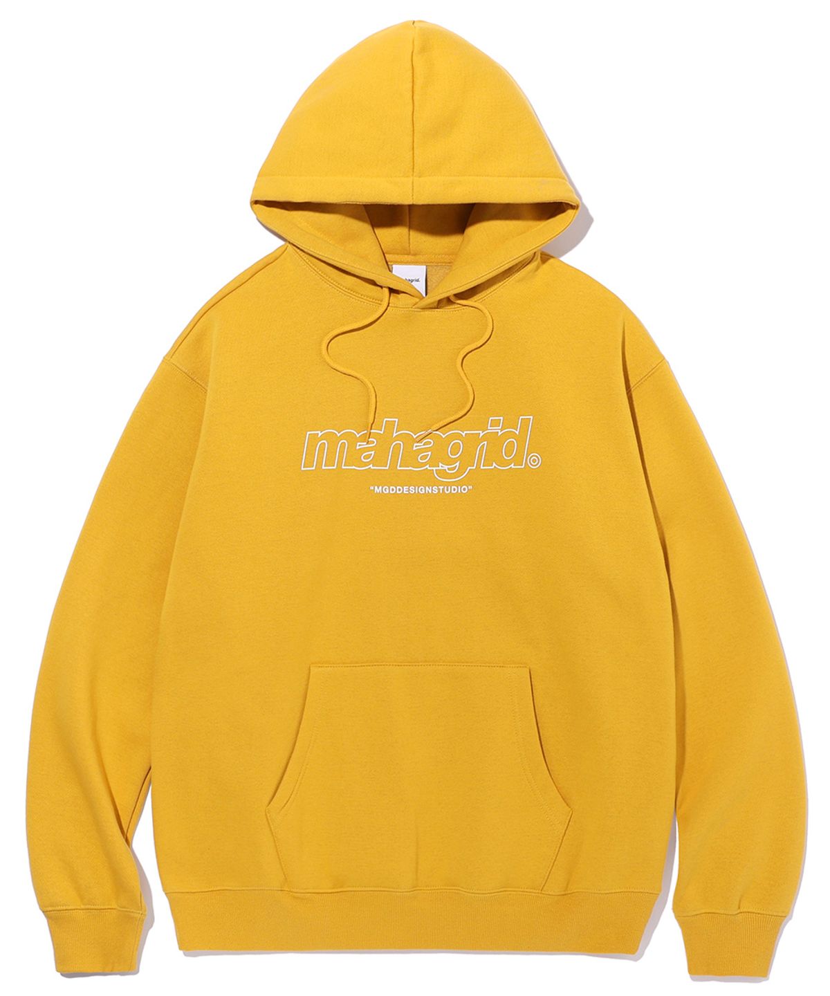 마하그리드(MAHAGRID) THIRD LOGO HOODIE YELLOW(MG2BSMM430A)