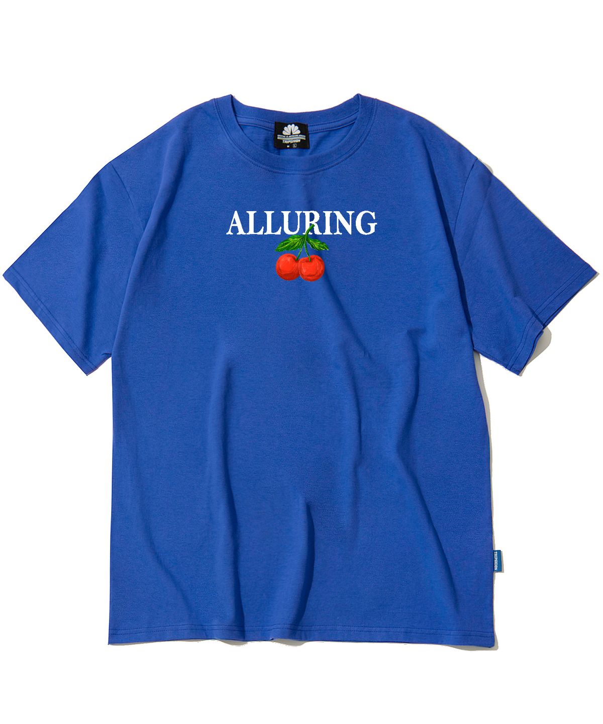 트립션(TRIPSHION) ALLURIG CHERRY GRAPHIC 티셔츠 - 블루