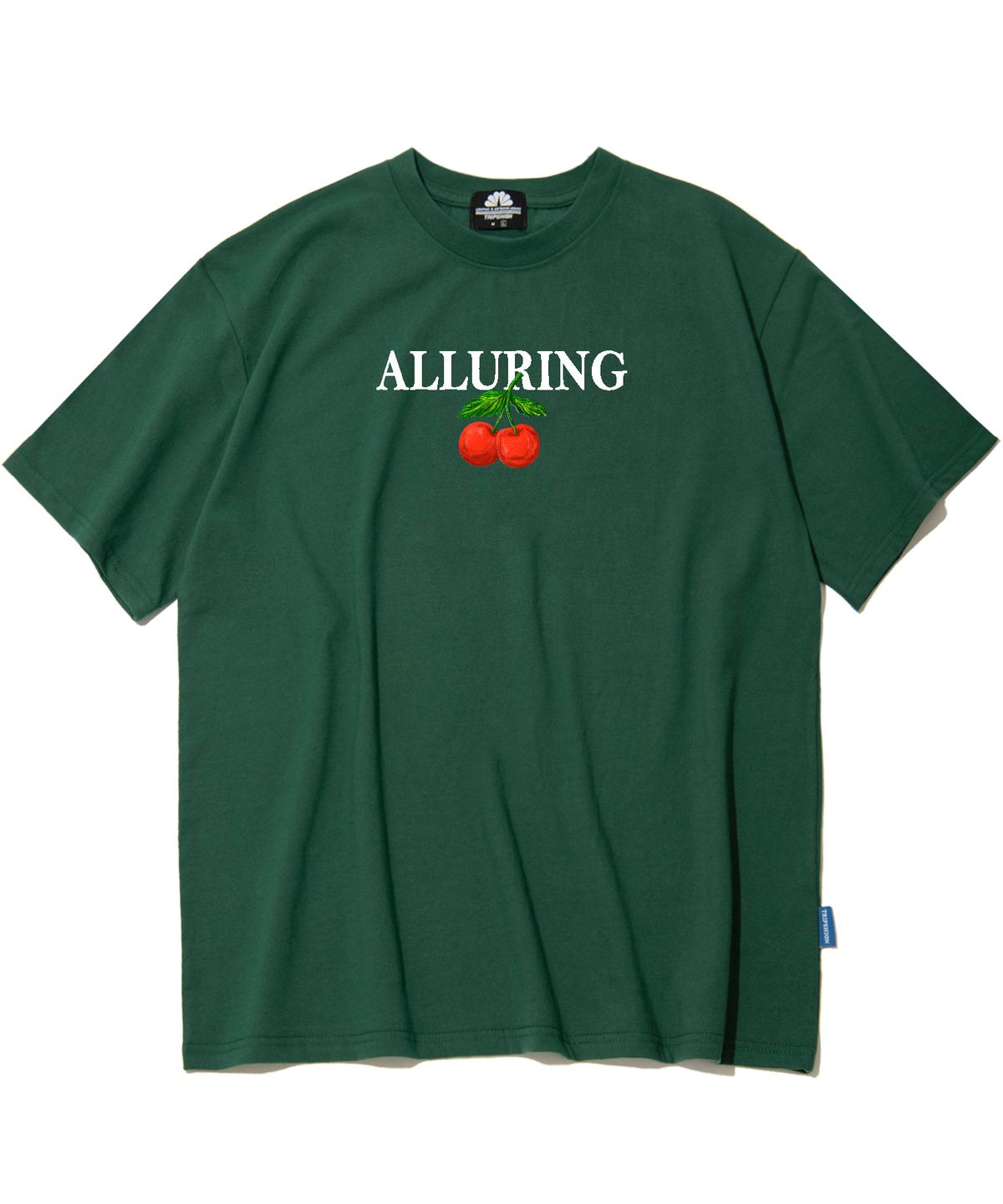 트립션(TRIPSHION) ALLURIG CHERRY GRAPHIC 티셔츠 - 그린