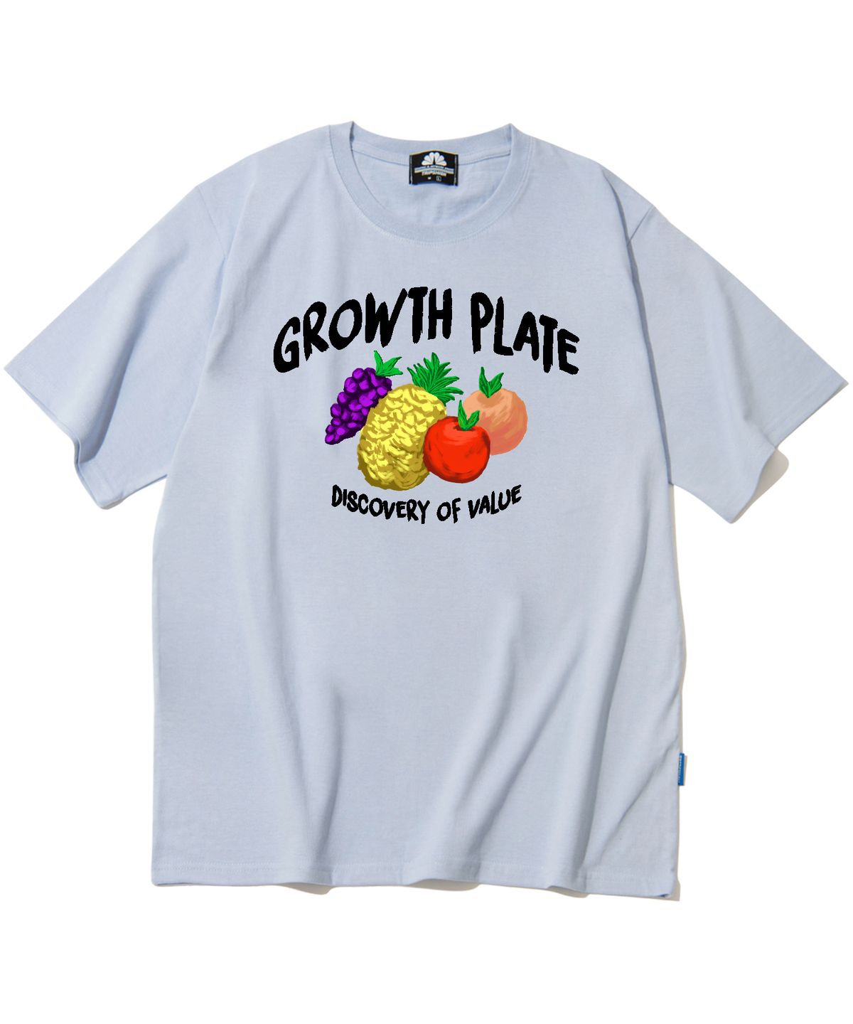 트립션(TRIPSHION) GROWTH PLATE FRUITS GRAPHIC 티셔츠 - 퍼플