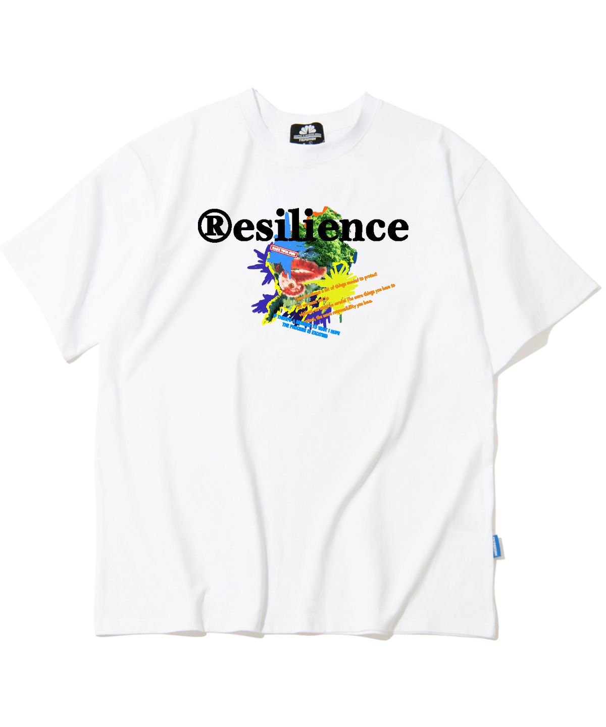 트립션(TRIPSHION) RESILIENCE GRAPHIC 티셔츠 - 화이트