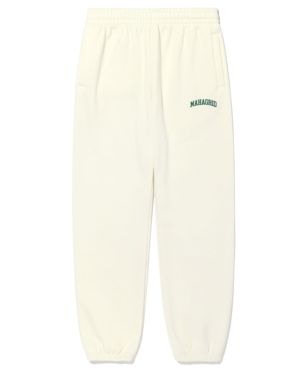 마하그리드(MAHAGRID) VARSITY SWEAT PANT CREAM(MG2CSMPA00A)