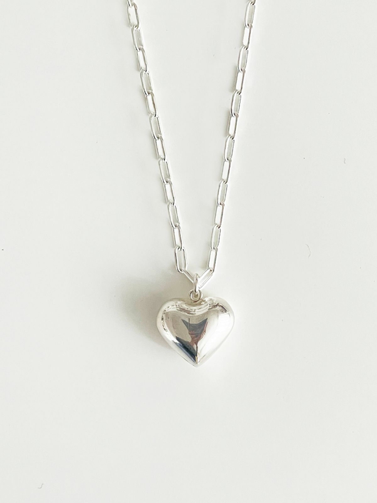 엘리오나(ELYONA) Silver Heart Necklace